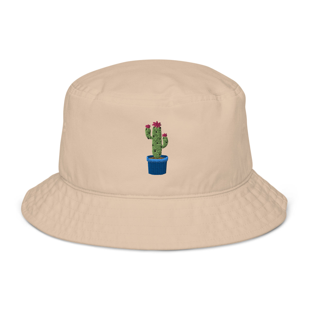マメクロゴウチ Floral Embroidered Bucket Hat Mame Floral embroidered bucket hat