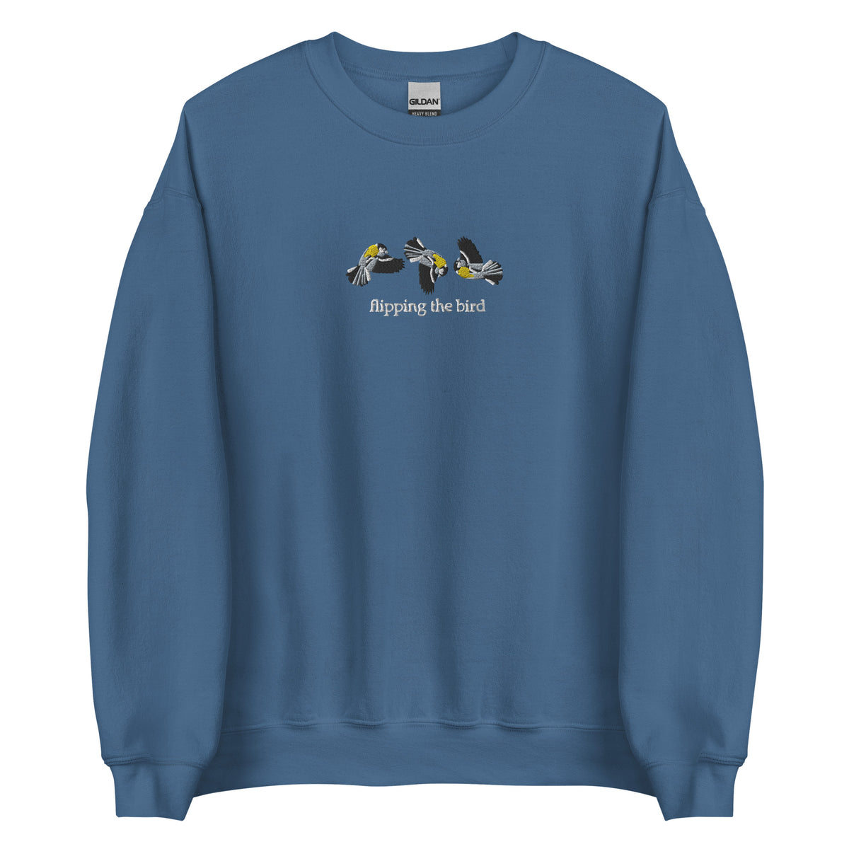 Embroidered bird sweatshirt sale