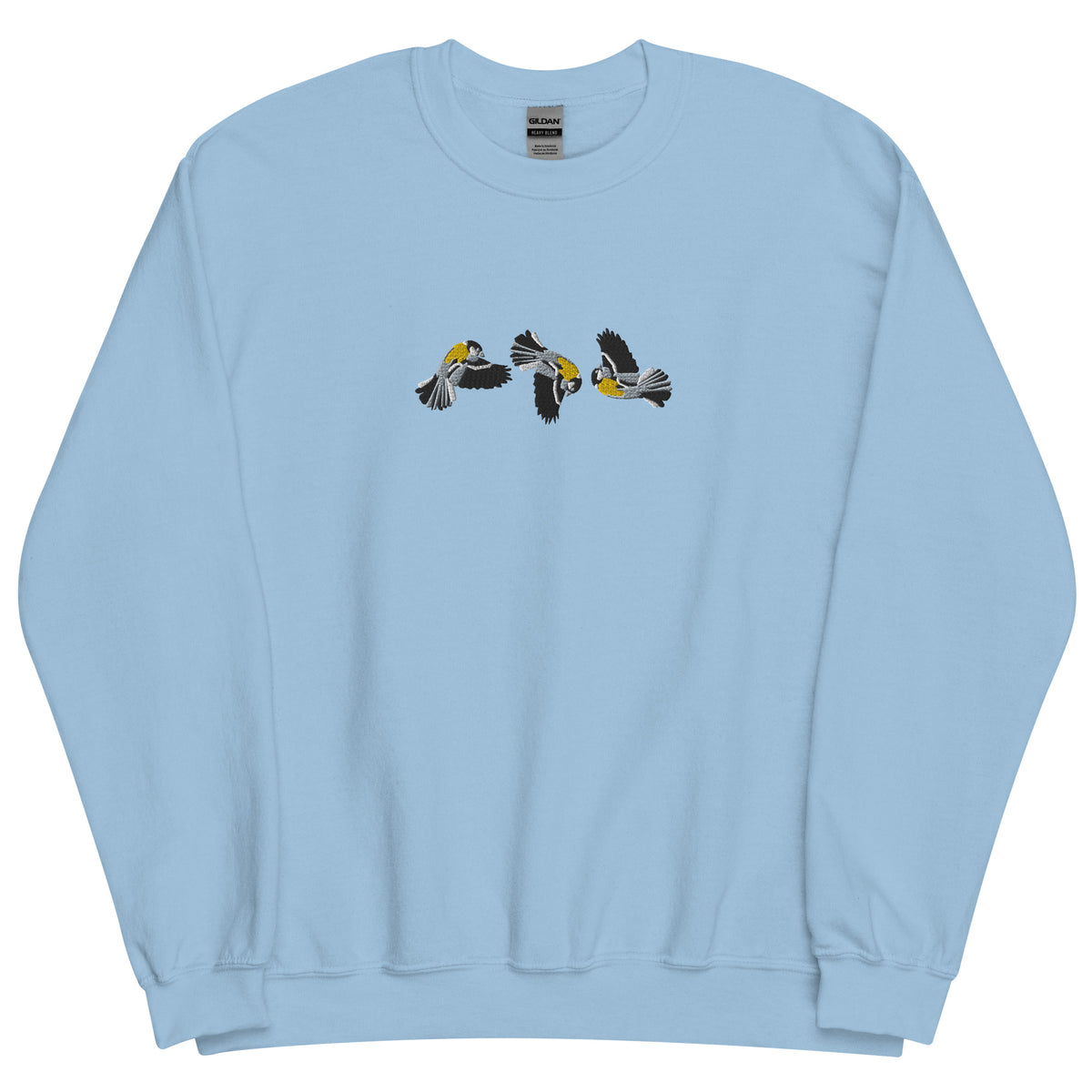 Embroidered bird sweatshirt sale