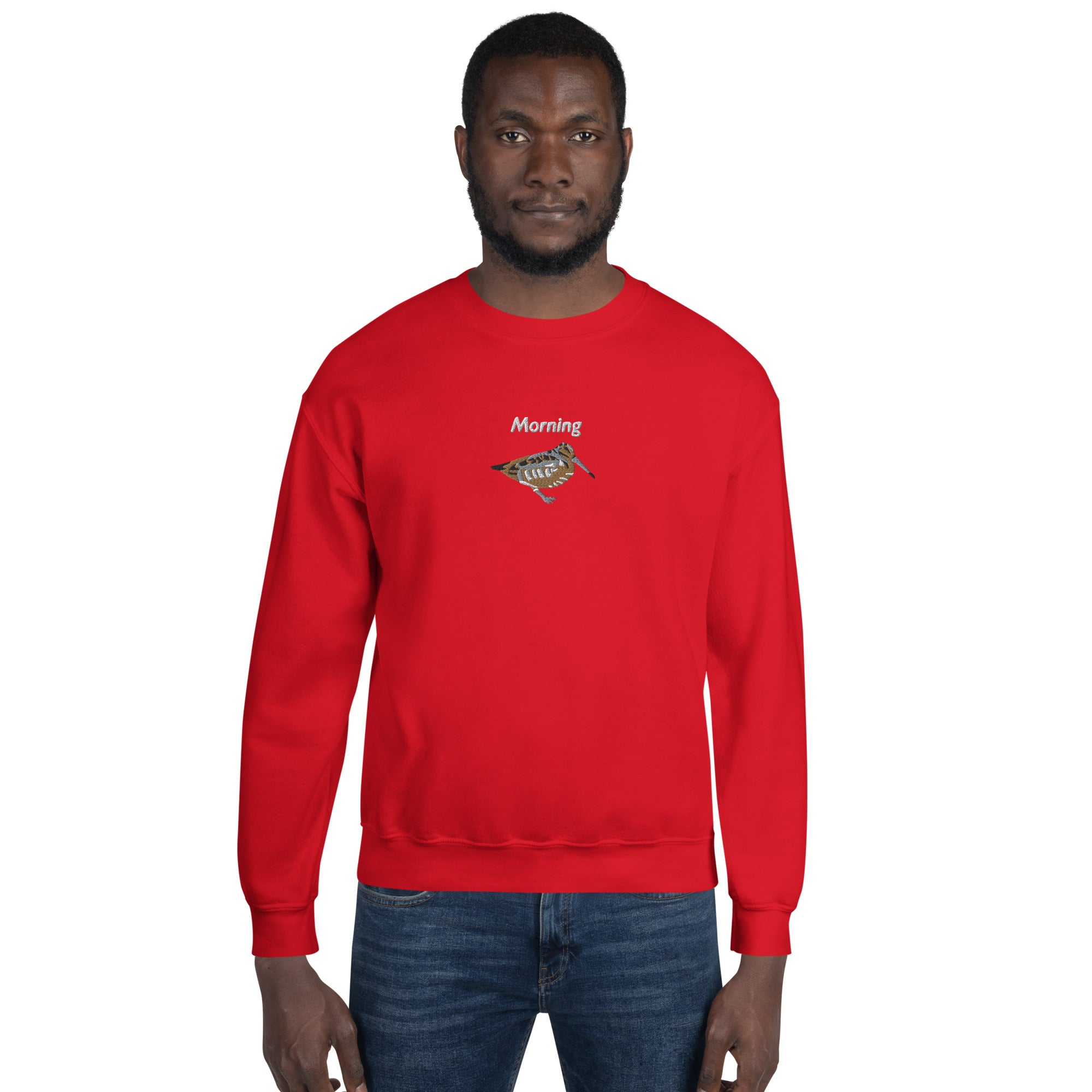 Morning Woodcock Embroidered Unisex Sweatshirt – MoeSews