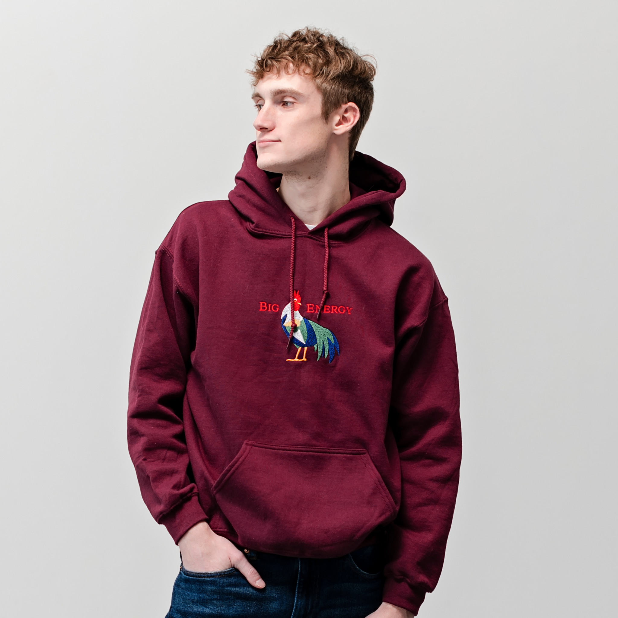 Big Cock Energy Embroidered Unisex Hoodie – MoeSews