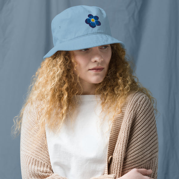 ホルモン BUCKET-HAT-NEKI PROOFプルーフ ＆リストバンド organic-bucket-hat-slate-blue-